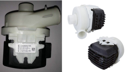 Насос циркуляционный для посудомоечной машины Beko (Беко) с улиткой в сборе - 1783900100