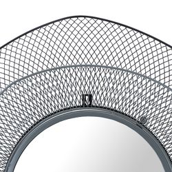 Зеркало настенное Vinger, Ø79 см, черное