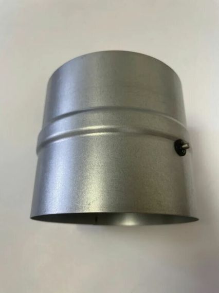 Обратный металлический клапан RDS 100 мм для круглых вентканалов, с резиновыми демпферами