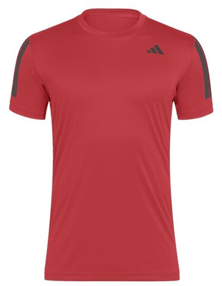 Мужская теннисная футболка Adidas Club Tennis Climacool 3-Stripes - красный