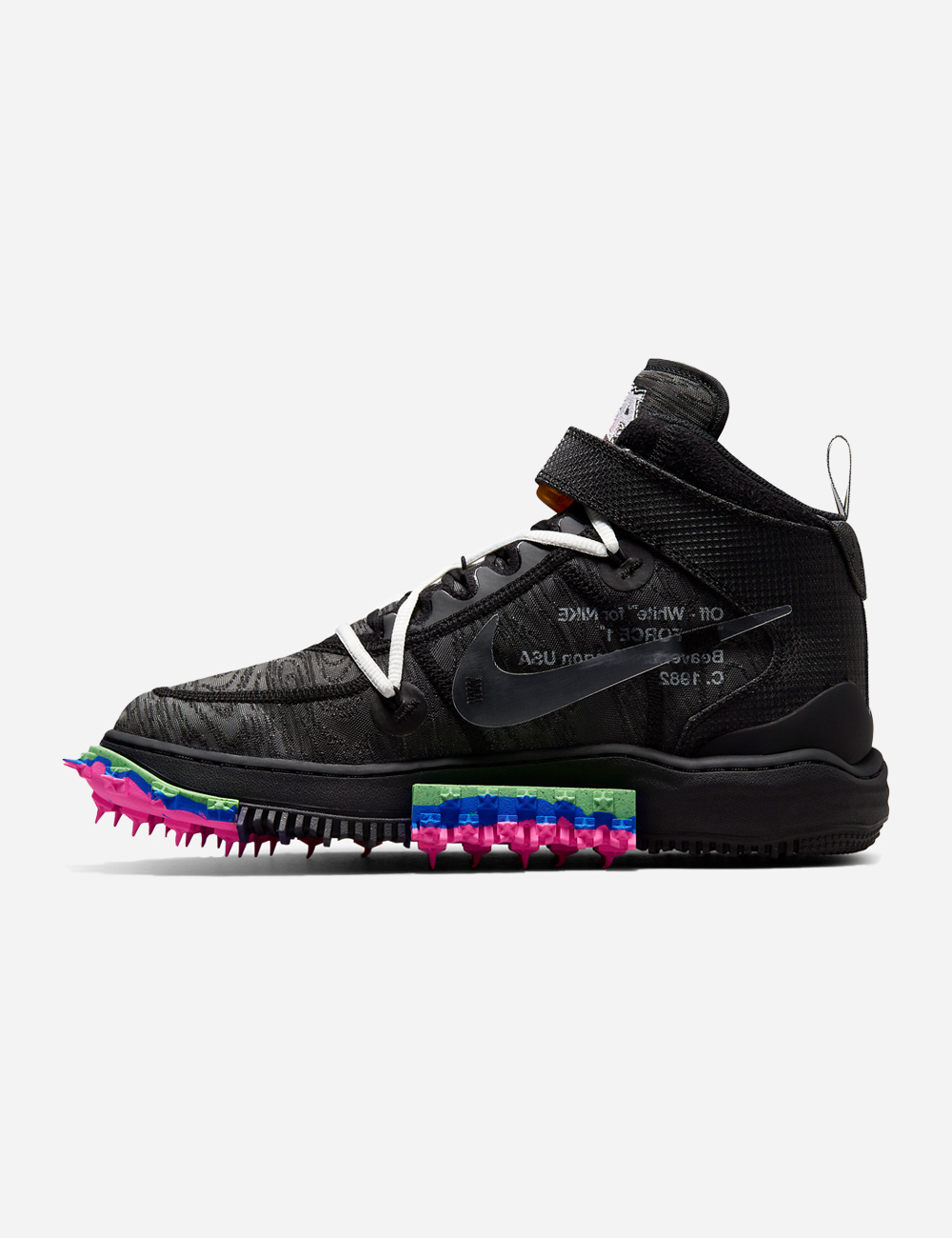 Off white x air force 1 black best sale