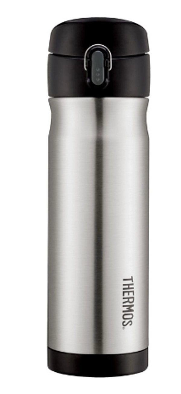 Термокружка THERMOS крышка-клапан, нержавейка JMW-500 SBK Стальной