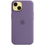 Силиконовый чехол с поддержкой MagSafe Apple Silicone Case для iPhone 14, Iris (Фиолетовый ирис)