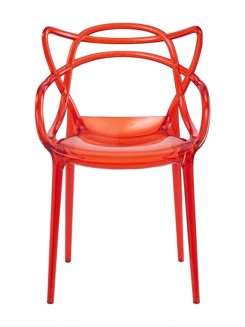 Стул пластиковый LA ALTA MASTERS LUX красный