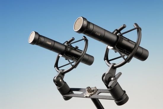 МК-012-01-Ч-С Микрофон конденсаторный студийный, стереопара, в картонной коробке, черный, Октава