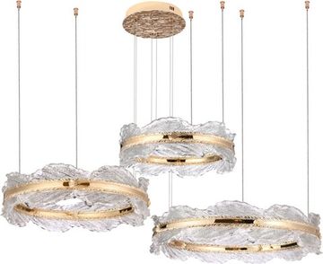 Люстра подвесная LED 210W 3000К 4050/03/03PL золото Storm Stilfort