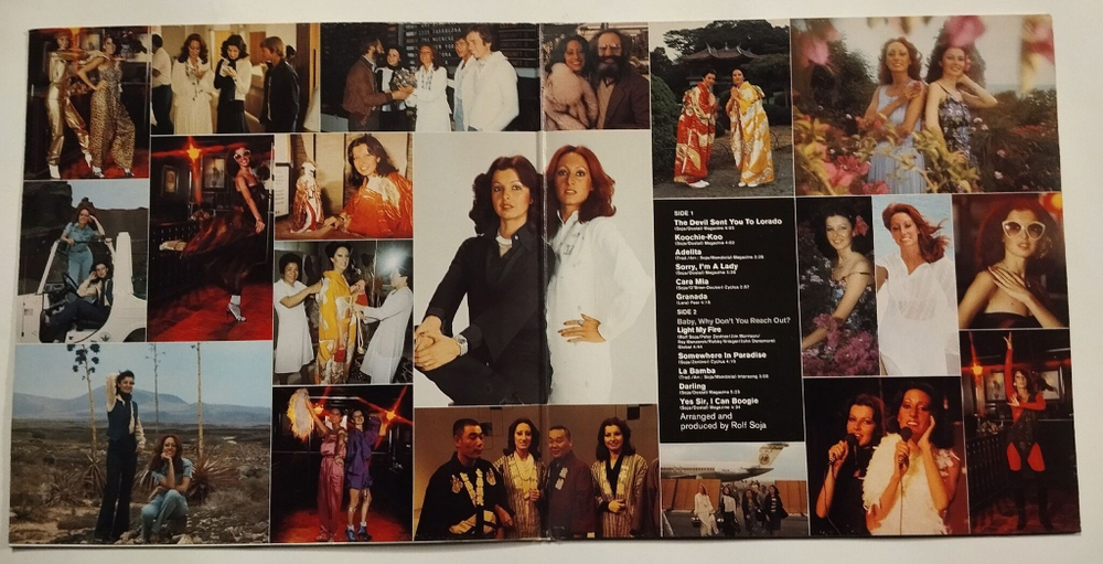 Винтажная виниловая пластинка LP The Hits Of Baccara (Germany 1978)