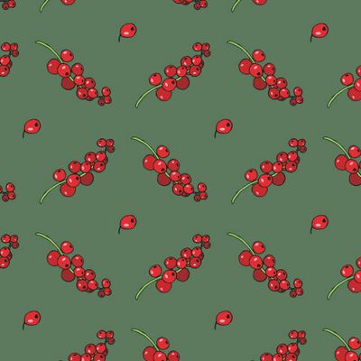 вкусная красная смородина на тёмно-зелёном фоне