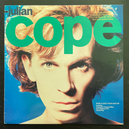 Julian Cope ‎– World Shut Your Mouth (США 1986г.) 12", 45 RPM
