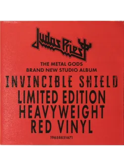 Judas Priest. Invincible Shield (2LP, RED) 2024 Новая