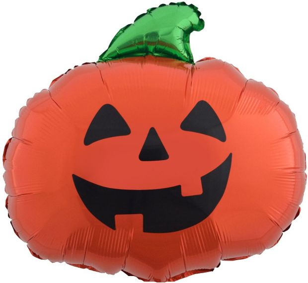 К Шар (24''/61 см) Фигура, Тыква на Хэллоуин, Оранжевый, 1 шт.(БГ-)