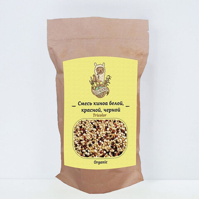 Смесь киноа белой, красной и черной "Geo Goods", 200 г