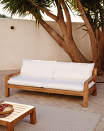 Forcanera 3-местный диван из массива тикового дерева 211 см