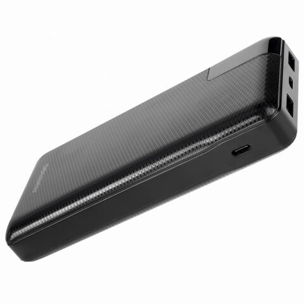 Аккумулятор внешний 20000 mAh SONNEN POWERBANK Q60P БЫСТРАЯ ЗАРЯДКА, 2USB, литий-полимерный, 263033