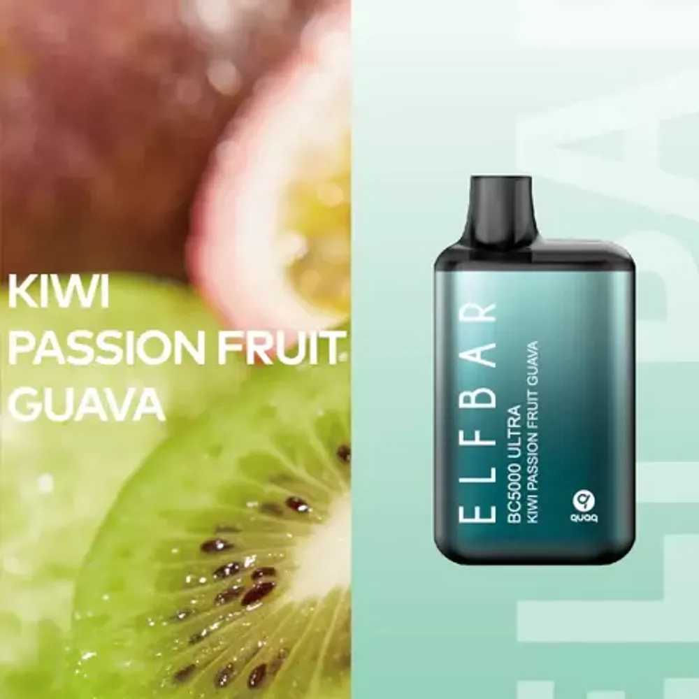 Elf Bar BC5000 ULTRA - Kiwi Passion Fruit Guava (5% nic)