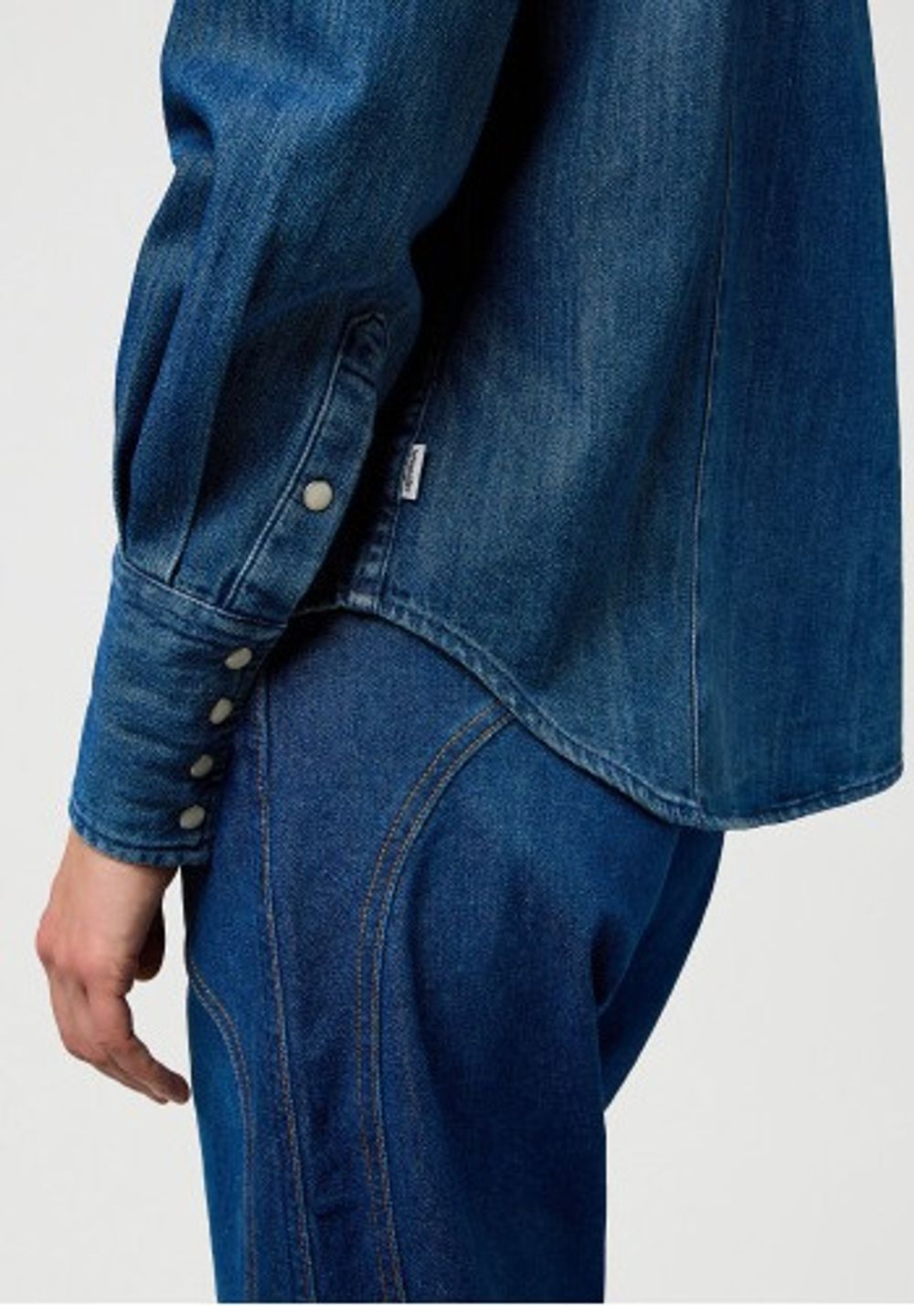 Блузка YOKE DENIM 112370794