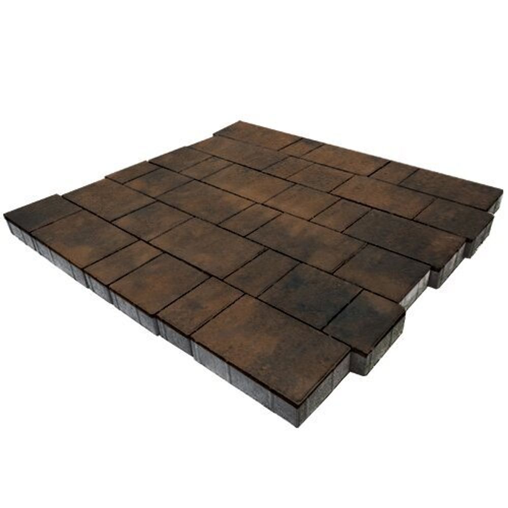 Тротуарная плитка Бельпассо, 60 мм, ColorMix Бомонт, гладкая