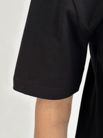 Футболка оверсайз с принтом длинная