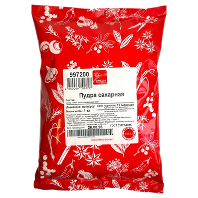 Сахарная пудра «OMEGA» 1 кг