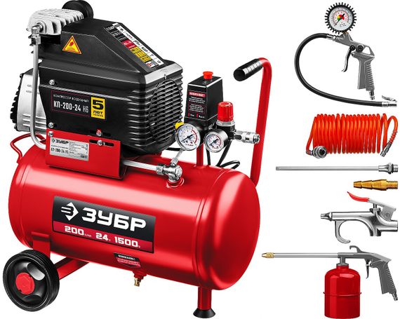 Компрессор ЗУБР КП-200-24 Н6