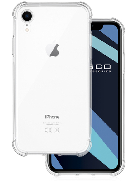Чехол ROSCO для Apple iPhone XR оптом (арт. IPXR-HARD-TPU-TRANSPARENT)