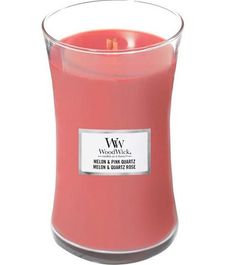 Дыня и розовый кварц, ароматическая свеча, WoodWick