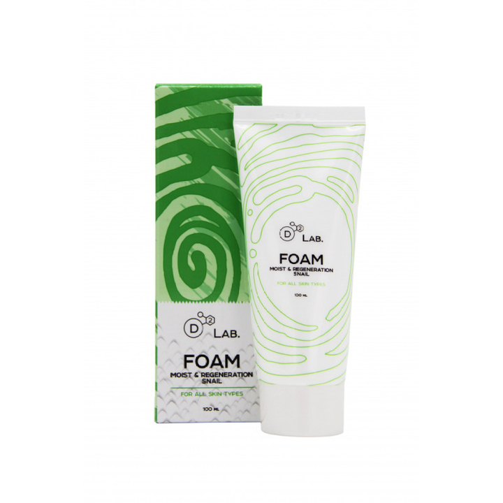 Пенка для умывания D2 Lab Foam Snail Moist and Regeneration Улитка 100 мл