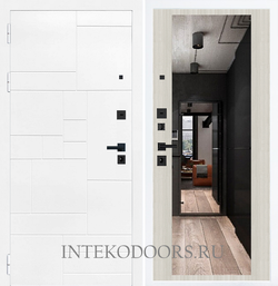 Домино Белое с зеркалом