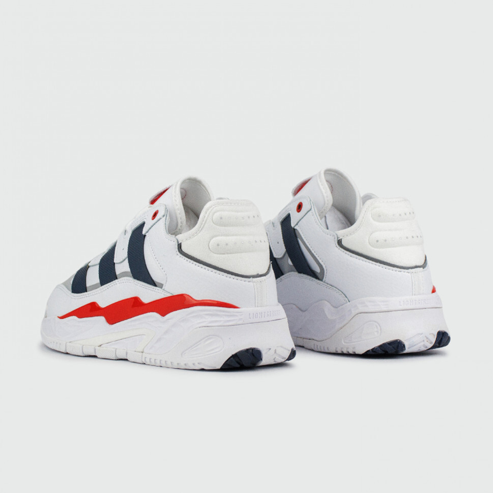 кроссовки Adidas Niteball White / Blue / Red