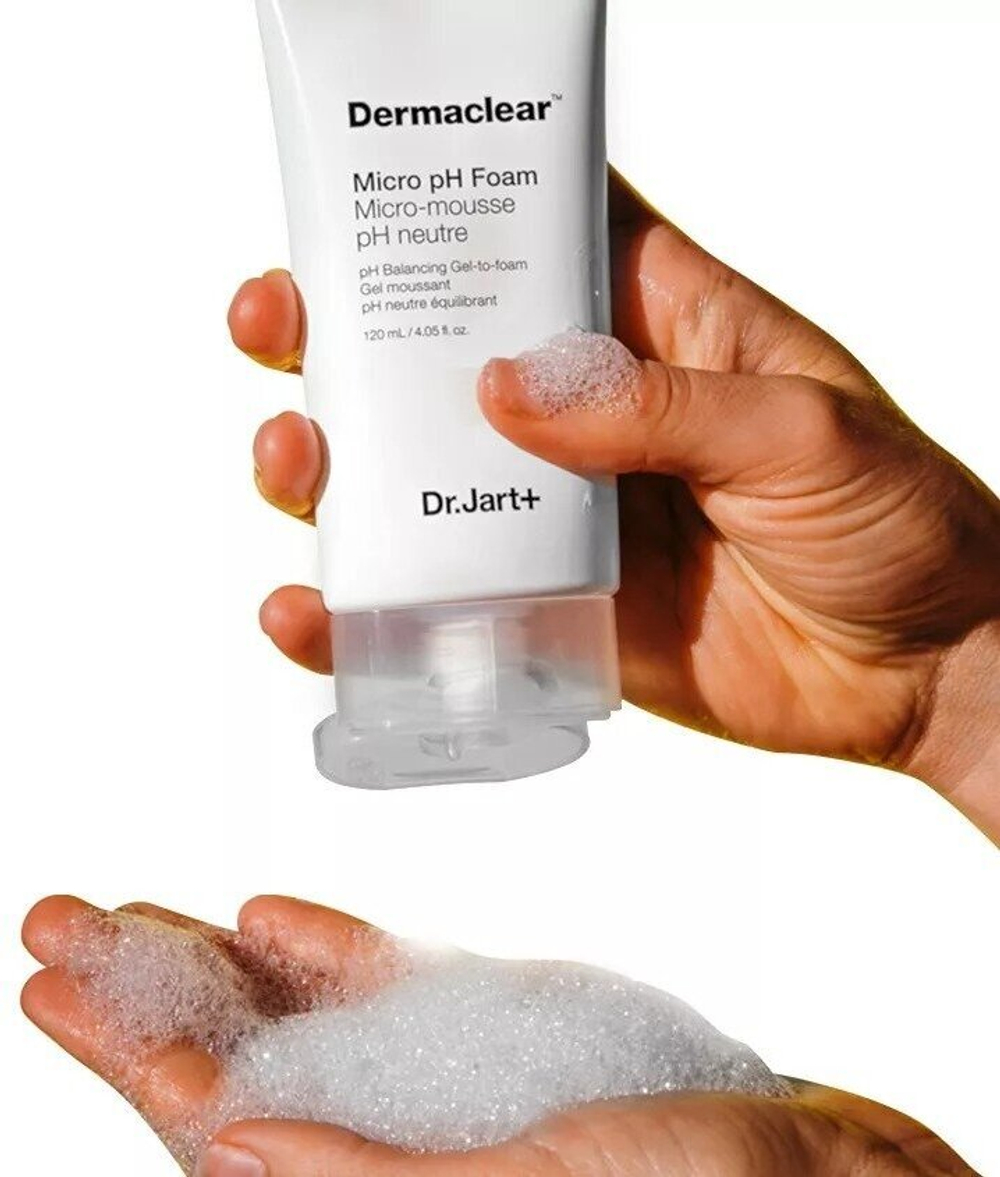 Гель-пенка для умывания Dr.Jart+ Dermaclear Micro pH Foam Micro-Mousse pH Neutre Balancing Gel-to-foam 120 мл
