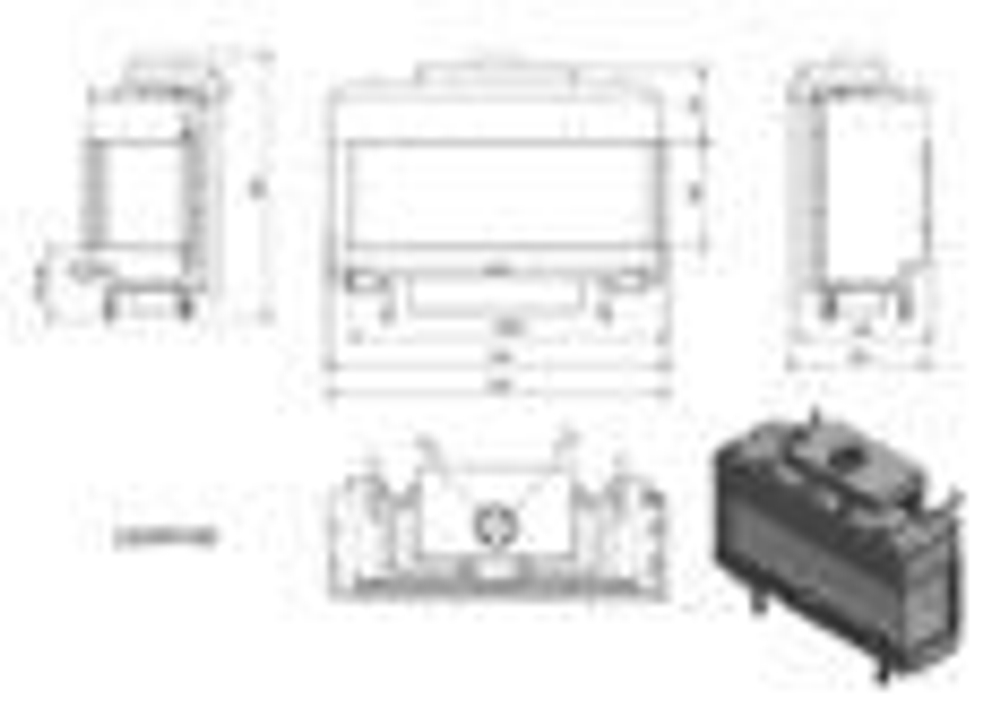Газовая топка Kratki Leo/L/100/NG левая 10 кВт