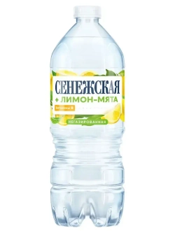 Вода негазированная Сенежская Лимон-Мята, 1 л
