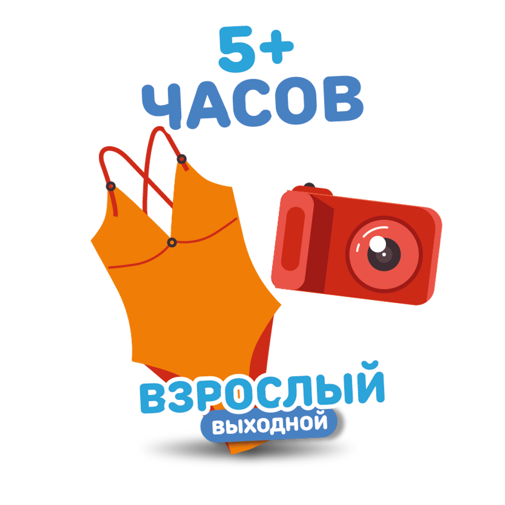Взрослый билет на тариф "5+ часов" (выходные дни)