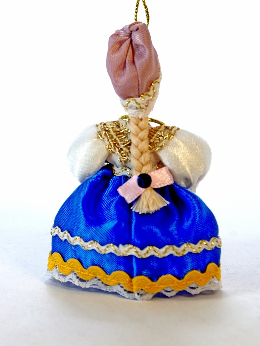 Кукла-подвеска сувенирная Цветочница