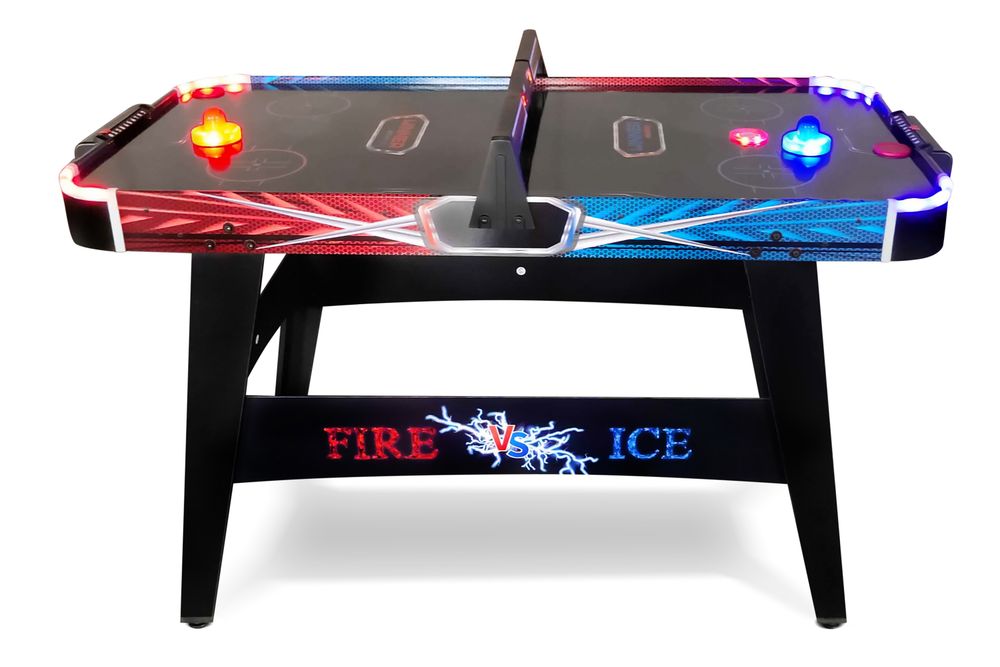 Игровой стол - аэрохоккей "Fire &amp; Ice" 4ф D