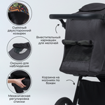 Коляска детская прогулочная BubaGo арт.BG 133-CH-5 MODEL BASS color/ цвет Dark Gray / Темно-серый