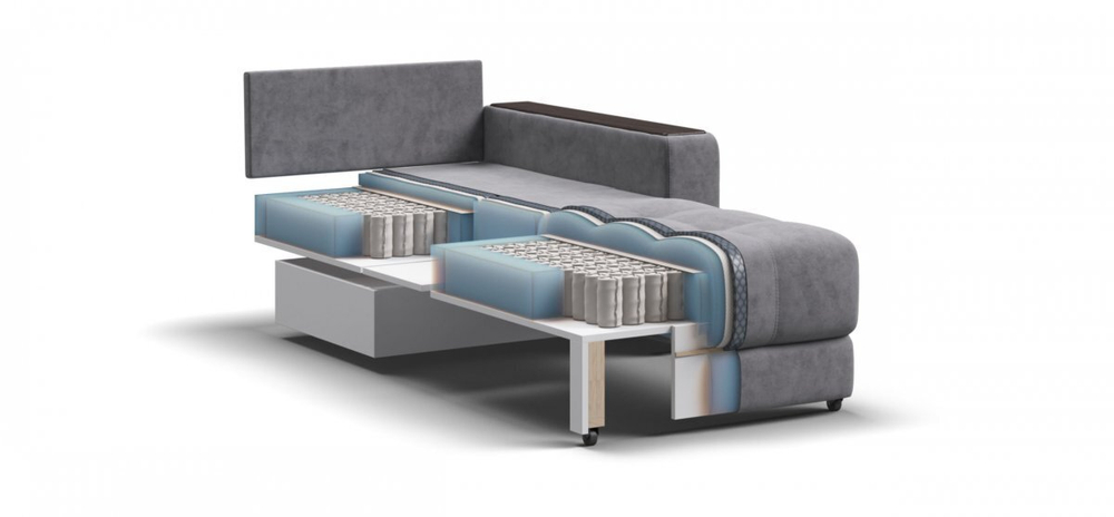 Босс кресло-кровать Велюр Роял агат