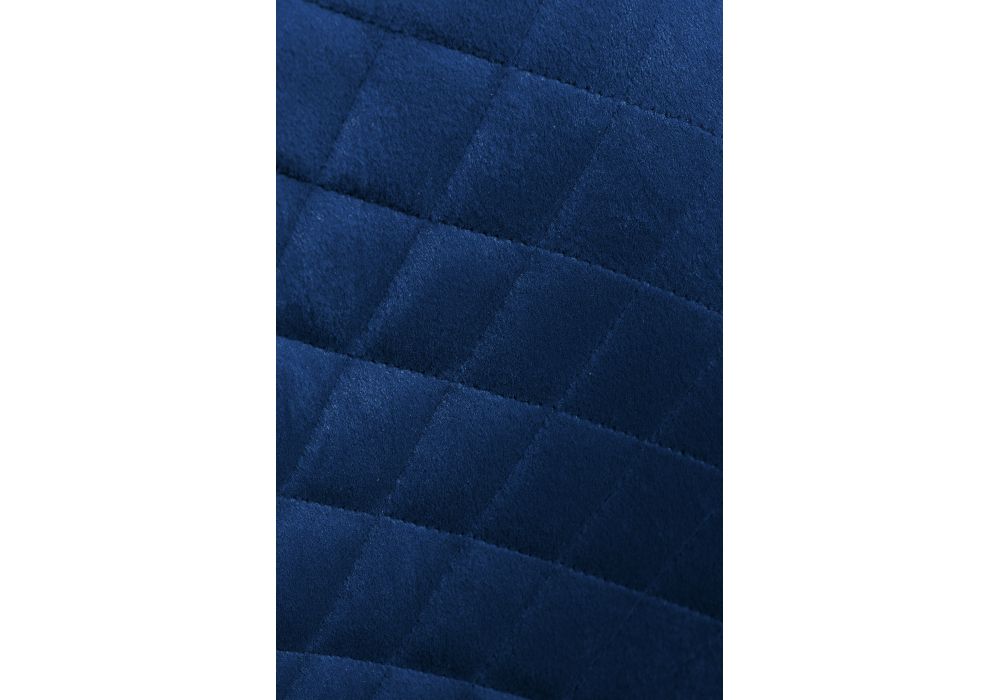Стул на металлокаркасе Dabl dark blue / gold
