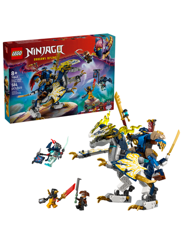 Конструктор Лего Ниндзяго Механический драконий всадник Плута 71843 | LEGO Ninjago Rogue Mech Dragon Rider 584 детали 8+