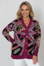 Жакет В 1879/ягодный микс