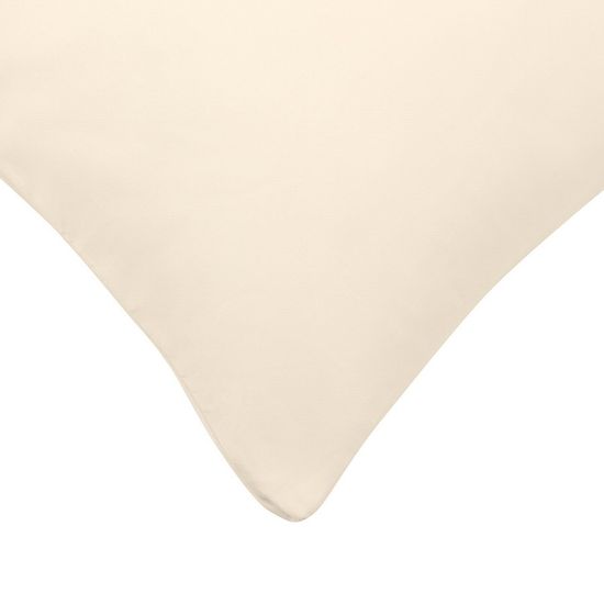 Набор из двух наволочек из сатина кремового цвета из коллекции essential, 50х70 см