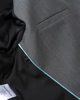 Серый пиджак-майка