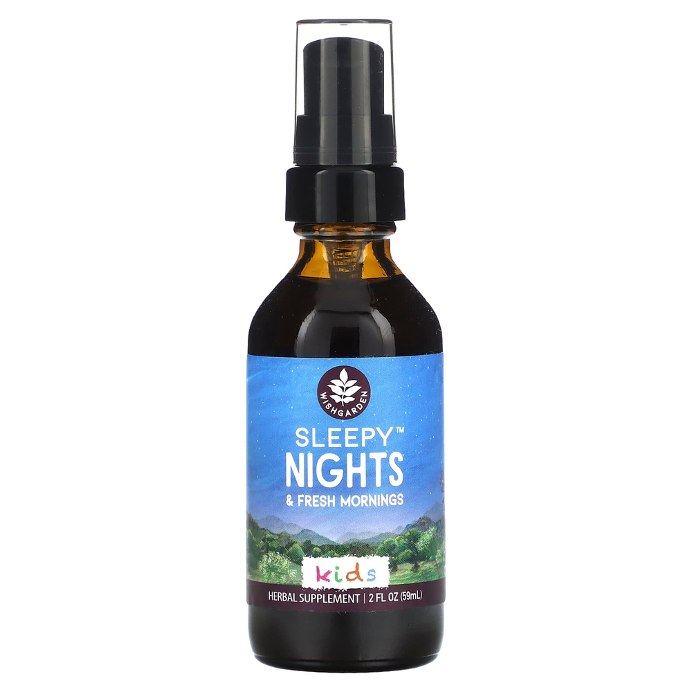WishGarden Herbs, для детей, спокойной ночи и свежести утра, 59 мл (2 жидк. унции)