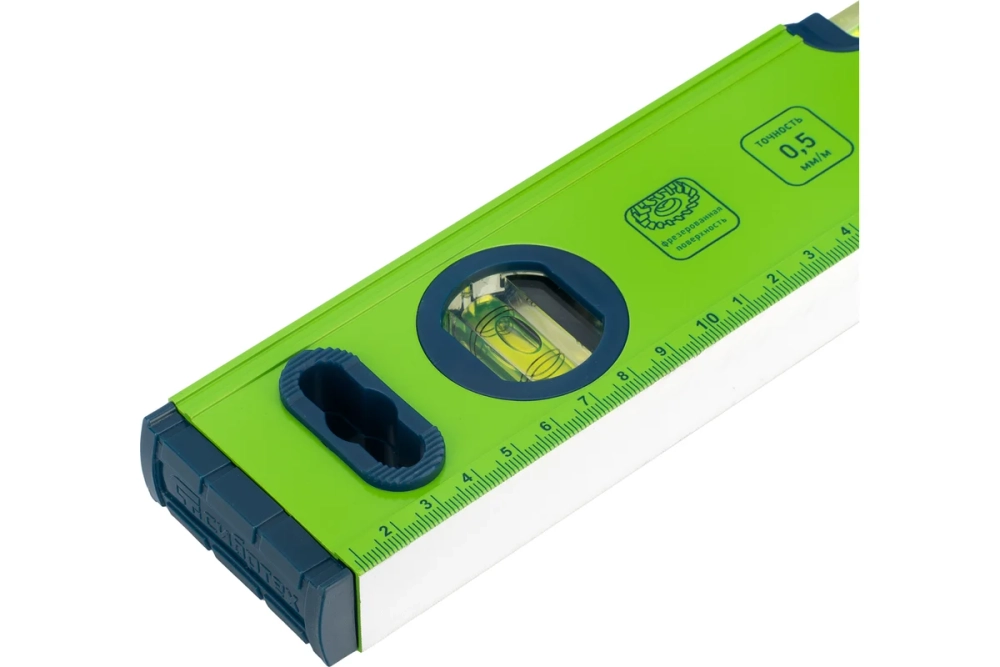 Уровень алюминиевый магнитный Сибртех 400 мм (3 глазка + рукоятки)