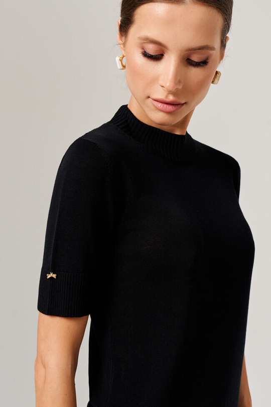 23142 Джемпер женский (черный)