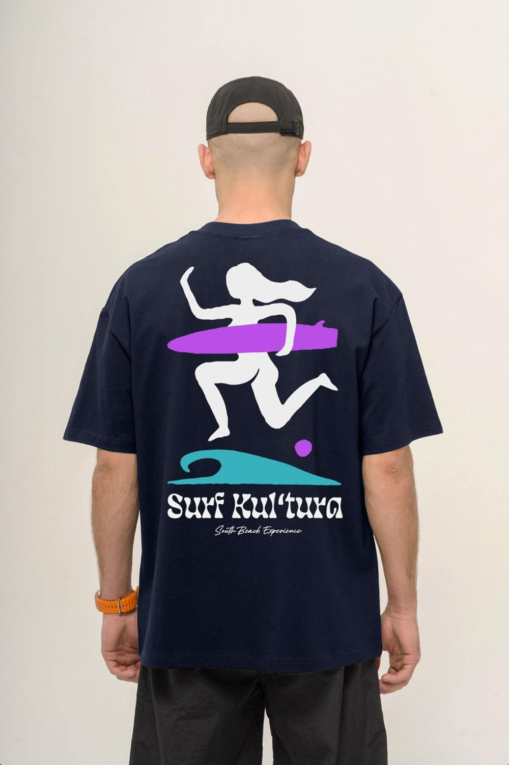 Футболка КУЛЬТУРА "SURF KULTURA", синий