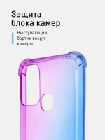 Чехол ROSCO для Infinix HOT 10 Play;Infinix HOT 11 Play оптом (арт. INF-HOT10PLAY-HARD-TPU-VIOLET-BLUE)