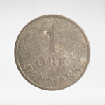 Denmark, 1 Øre - Frederik IX, 1956, F