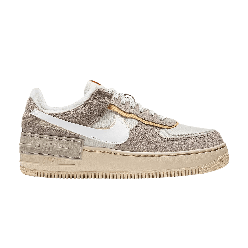 Кроссовки Nike Air Force 1 Low Fur-Lined Shadow (Женская размерная сетка)