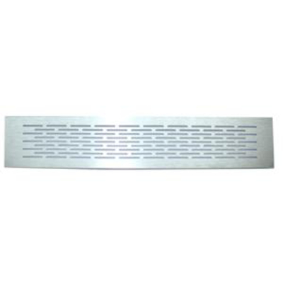 Вентиляционная решётка, алюминий, браш полированный